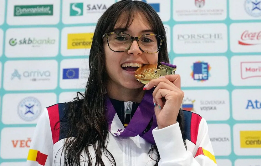 La nadadora Nayara Pineda, ganadora de la undécima edición del Premio Joven Promesas 2023