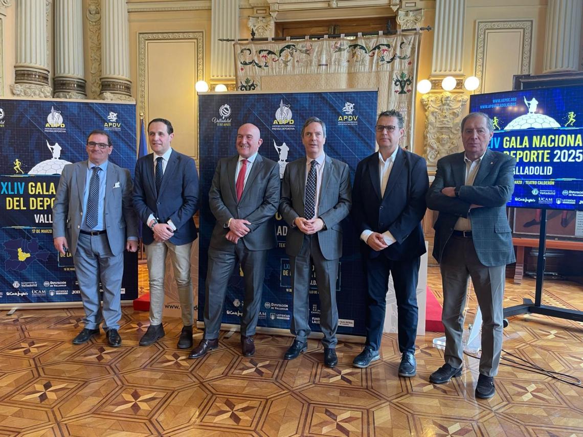 Presentackion de la Gala del Deporte 2025 en el Ayuntamiento de Valladolid