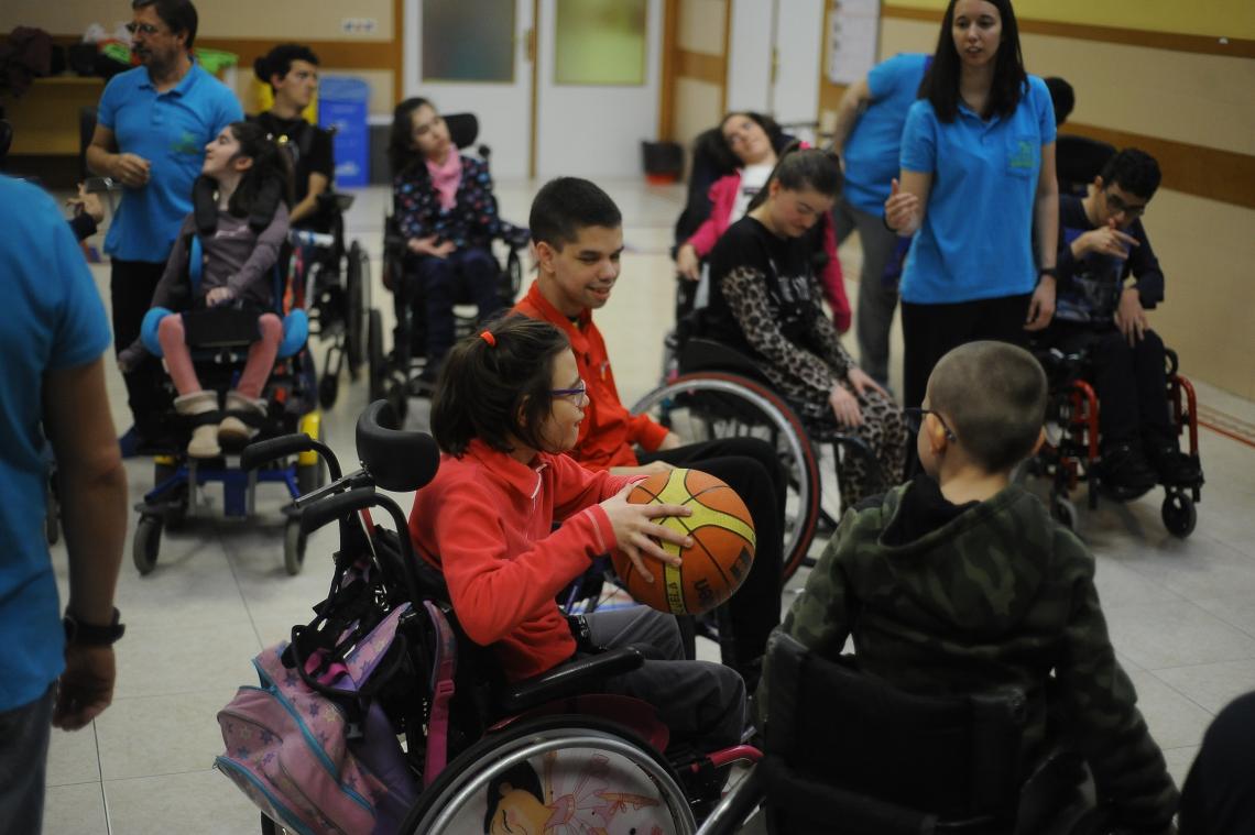 El Fundación Grupo Norte demuestra en El Pino que el baloncesto es para todos